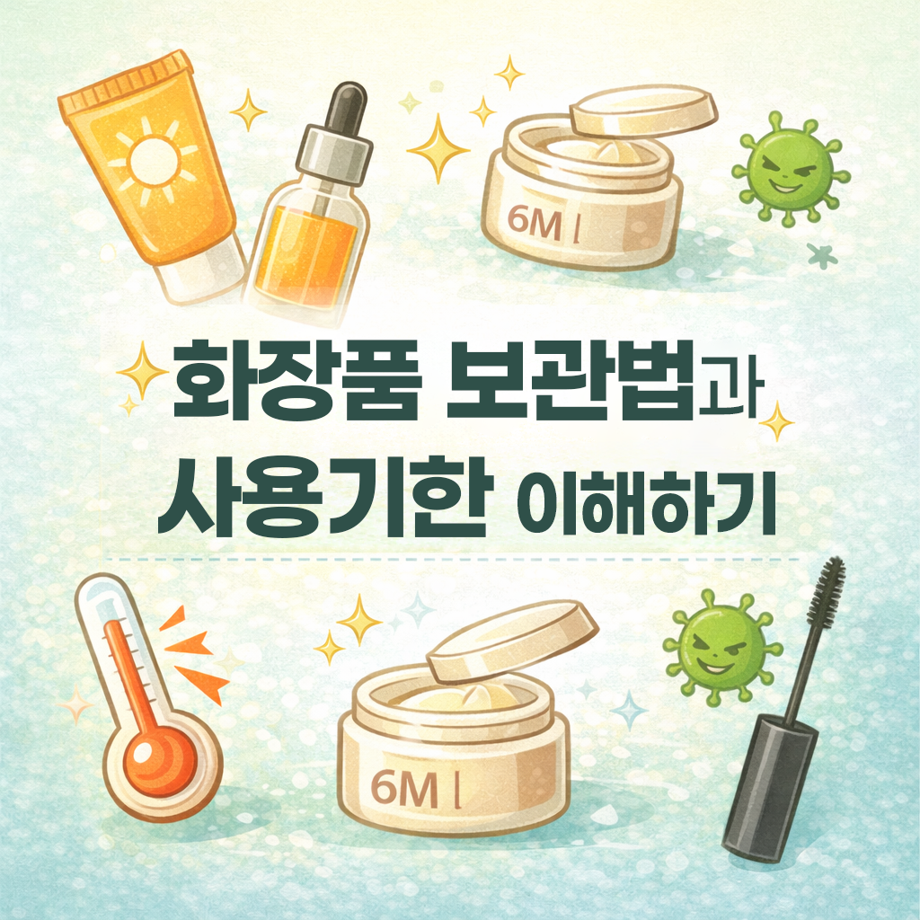 화장품 보관법과 사용기한 이해하기