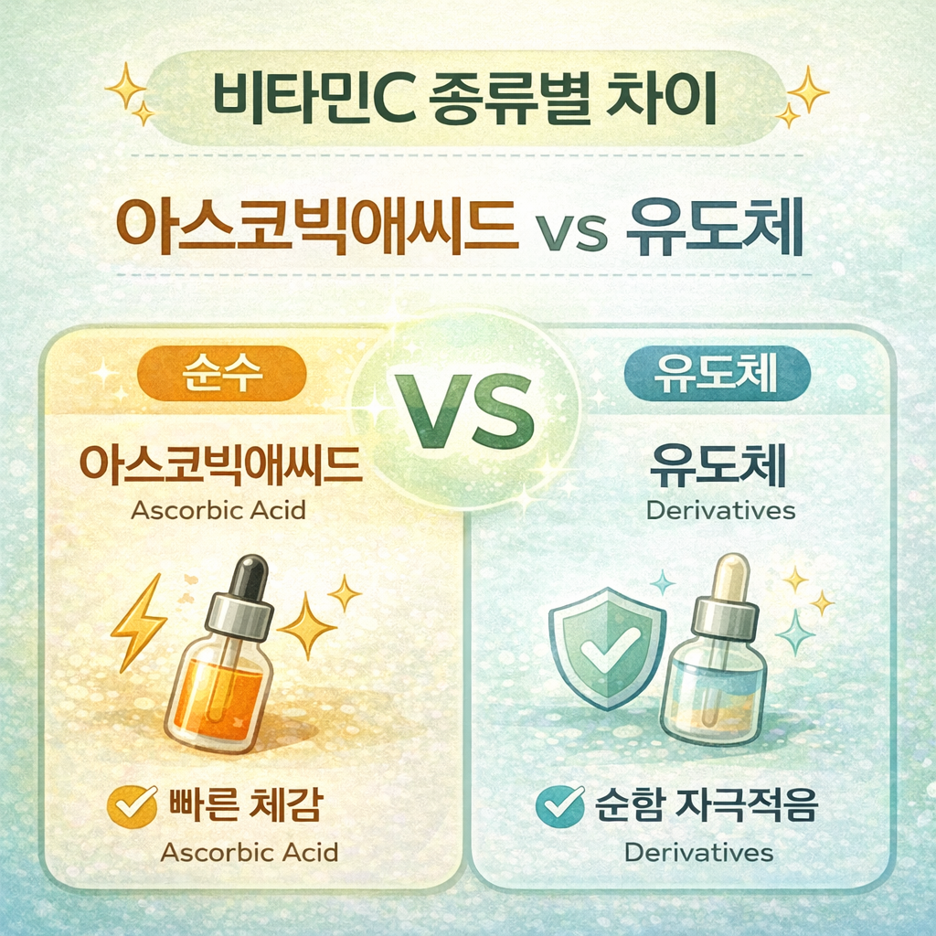 비타민C – 아스코빅애씨드 vs 유도체 한 번에 정리